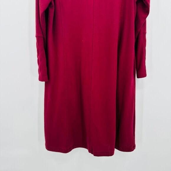 Soft Surroundings Plus Size 1X Red Cowl Neck Amelie Maxi Sweater Dress - Picture 8 of 8